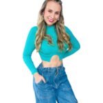 blusa en tejido de punto