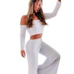 pantalon blanco LICRADO