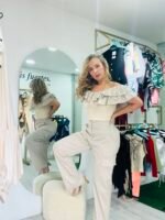 Body nude con arandela en popelina – elegante, fresco y atempora