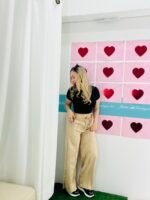 Pantalón nude corte recto con correa — elegante, fresco y versáti - Imagen 3