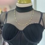 Gargantilla graduable bicolor — choker en dorado y plateado