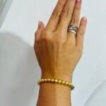 Pulsera Ambalí en rodio dorado — ajustable y en tendencia