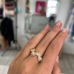 Anillo dorado en rodio — elegante y duradero
