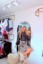 Body Sin Costuras (Seamless) Cuello Redondo y Manga Larga - Negro Esencial - Imagen 4