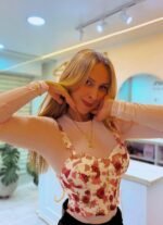 Body rosa claro manga larga