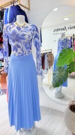 Falda plizada talla única