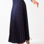 Falda, plisada, talla única tela Stretch