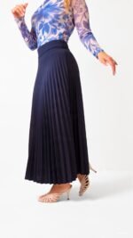 Falda, plisada, talla única tela Stretch