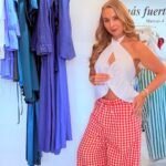 Pantalón de cuadros, elástico bolsillos de la rígida, bota recta, tallas. M y L