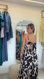 Vestido largo estampado - Imagen 2