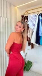 Ser de pantalón y blusa tela elástica - Imagen 2